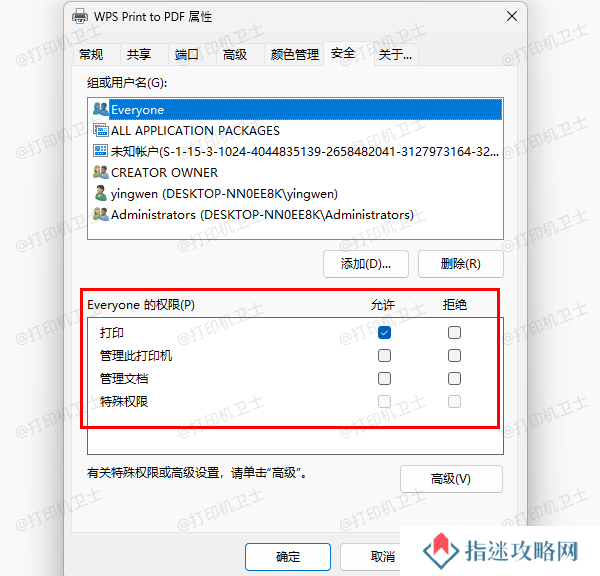 用户权限配置