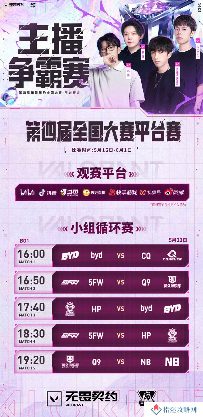 小组赛DAY4 // 第四届无畏契约全国大赛平台赛