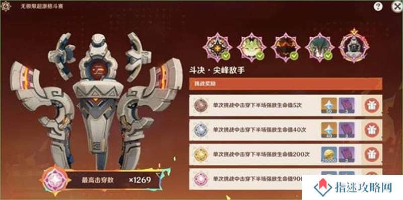 原神无极限超激格斗赛攻略 第五天高难关卡打法